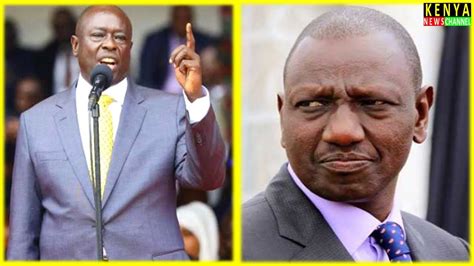 Ruto If You Betray Us We Will Abandon You Like Uhuru Gachagua Warns