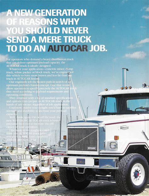 Photo Page 11 Resize Autocar White GMC Construction Trucks Album