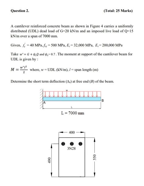 Solved Please Complete Asap A Cantilever Reinf