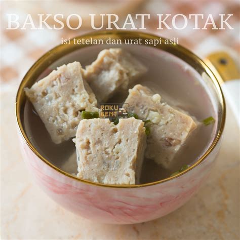 Jual Bakso Urat Kotak Roku Bento Isi 10 Pcs Homemade Baso Sapi Siap