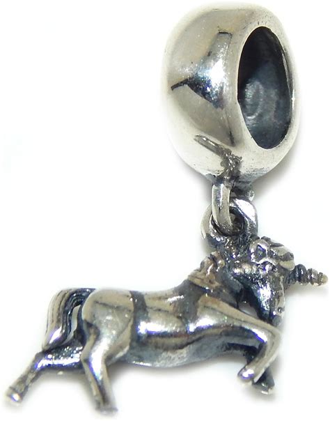 Amazon ICYROSE Solid 925 Sterling Silver Dangling Unicorn Charm