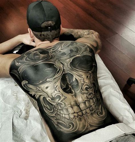 Besten Crazy Skull Tattoos Bilder Auf Pinterest Totenkopf