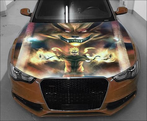 Anime Car Hood Wrap Full Color Vinyl Decal Manga Hero Sticker 3 - Etsy