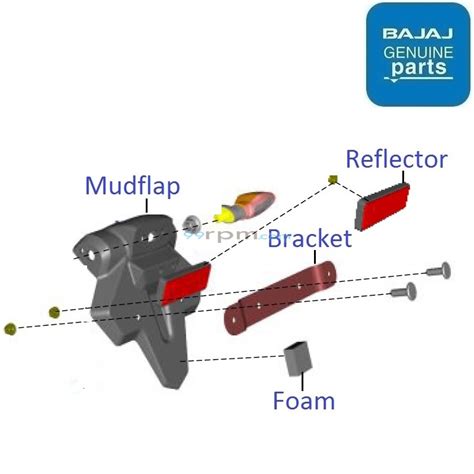 Bajaj Pulsar N250 Single ABS 2021 23 Rear Number Plate