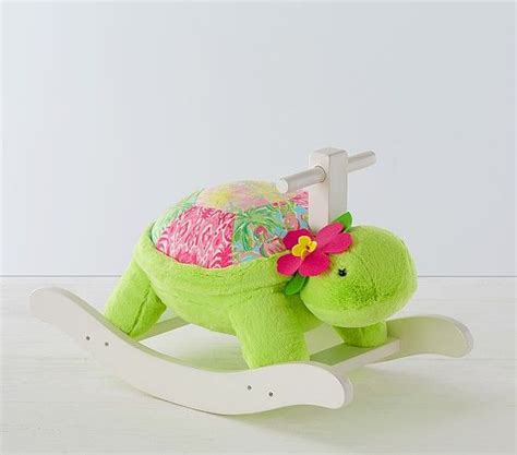 Lilly Pulitzer Turtle Plush Nursery Rocker In 2020 Turtle Nursery