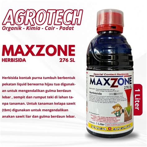 Jual Herbisida Maxzone Sl Liter Pengendali Hama Gulma Tanaman