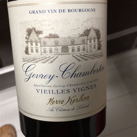 Hervé Kerlann Gevrey Chambertin Vieilles Vinica 無料のワインアプリ