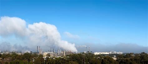 Heavy Pollution Outpour from Industrial Site Stock Image - Image of ...