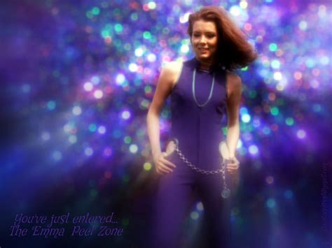 Youve Just Entered The Emma Peel Zone Diana Rigg Wallpaper