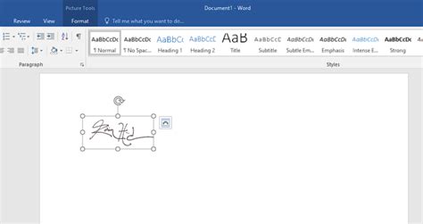 How To Add Handwritten Signature To Word Document [easy Way]