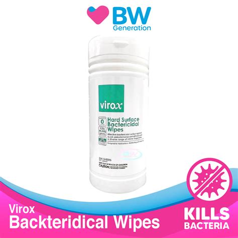 Virox Hard Surface Bactericidal Wipes 200 Sheets By BW Generation