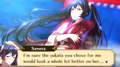 Fire Emblem Awakening Hot Spring Scramble Severa S Yukata Youtube