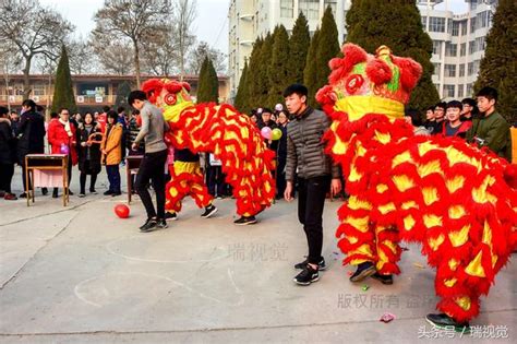 河南滑縣：二中學生紅紅火火舞獅子，熱熱鬧鬧迎新年！ 每日頭條