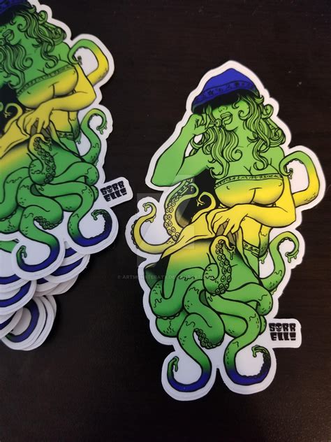 For The Love Of Cthulhu Sticker By Artmonsteratx Scrolller