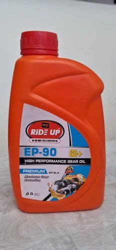 Rideup Ep High Performance Gear Oil Packaging Size L Model