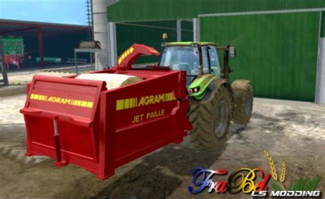 Pailleuse Agram Jet Paille V1 0 FS19 Mod FS25 Mods FS22 Mods