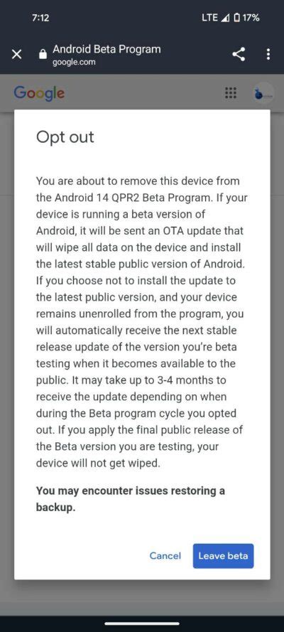 A Guide To Opt Out Of Android QPR Beta And Enjoy The Stable Build