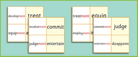 Phase Ment Suffix Loop Cards Free Early Years Primary Teaching