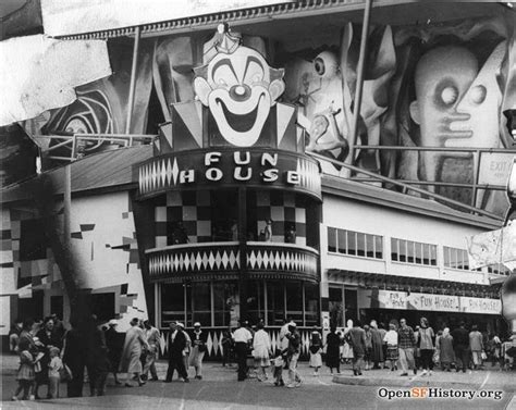 Playland Fun House San Francisco California 1950s Amusement Park