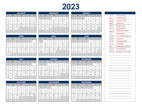 Calendar 2023 Holidays Canada – Get Calendar 2023 Update