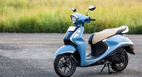 Yamaha Fascino Hybrid Drum Cool Blue Metallic On Emi Bajaj Mall