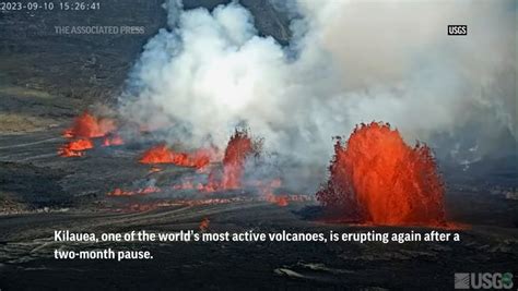 National Post Hawaii Volcano Kilauea Erupts After Nearly Two Months