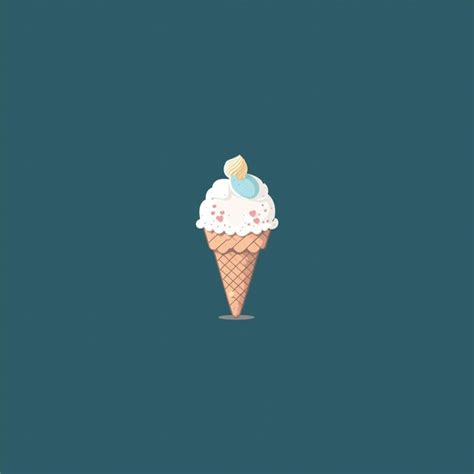 Premium Vector A Cute Ice Cream Vector Ice Cream Art Work