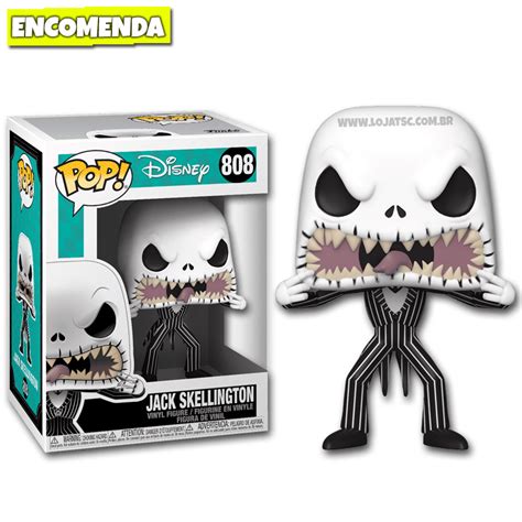 Funko Pop O Estranho Mundo De Jack Jack Skellington Zero 809 Loja