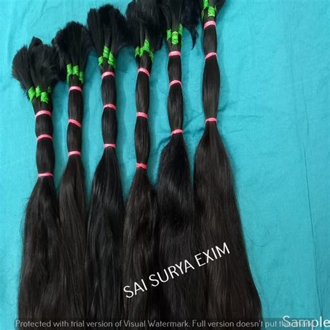 Black Great Quality Single Drawn Indian Remy Human Hair Extensions For