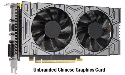 Chinese Graphics Card Brands And Identifying Fake Graphics Card