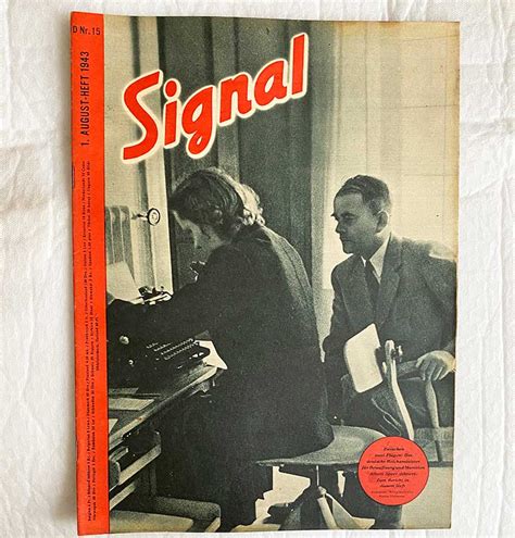 Signal German War Time Magazine No 15 1943 Ww2 Depot