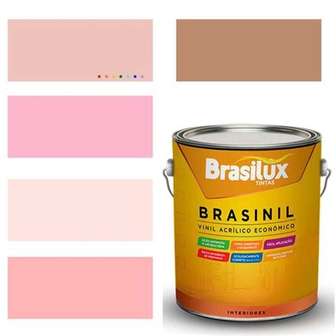 Tinta Parede Rosa Acrílica Brasinil Anti Mofo 3 2l BRASILUX Tinta