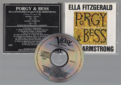 Ella Fitzgerald Louis Armstrong 1958 Porgy Bess CD USA Verve Jazz