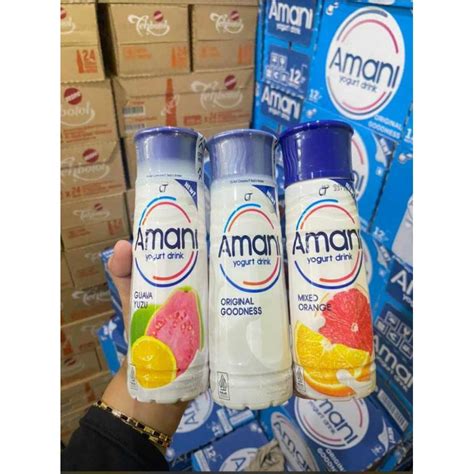 Jual Amani Yogurt Drink 250ml Shopee Indonesia