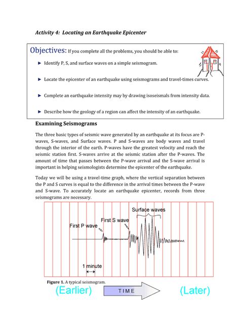 Finding The Epicenter Worksheet Answer Key Properinspire