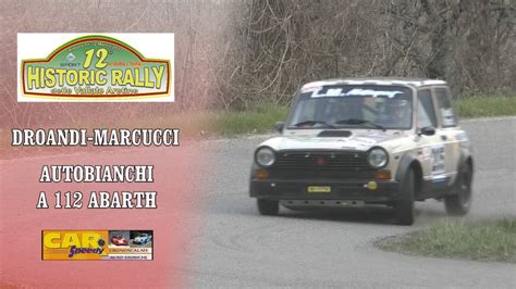 Historic Rally Vallate Aretine Droandi Marcucci Autobianchi