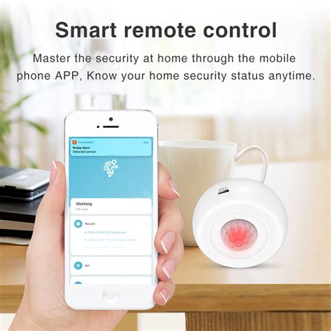 Tuya Smart Wifi Pir Motion Detector Sensor Alarm Infrared Movement Human Body Sensor Smart Life