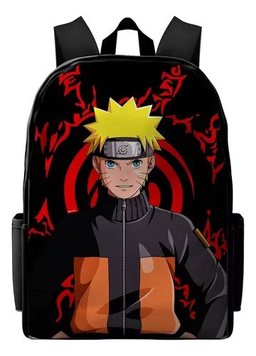 Stampnew Mochila Escolar Anime Naruto Estampada Infantil L Preto