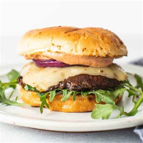 Portobello Mushroom Burgers - Fit Foodie Finds