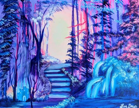 Forest Fantasy - The Sleepy Firefly - Paintings & Prints, Fantasy ...