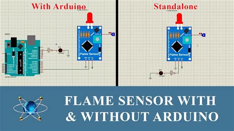 How To Add Use And Interface Flame Sensor Library To Proteus 8 Fire