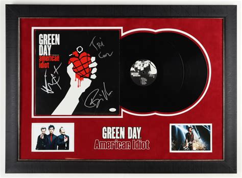 Green Day Signed "American Idiot" Custom Framed Vinyl Record Album ...