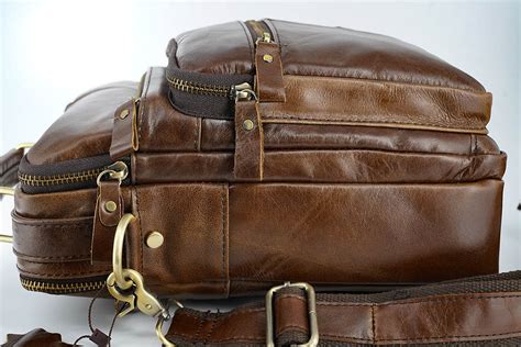 Мужские кожаные сумки, портфели, барсетки с ремнём через плечо