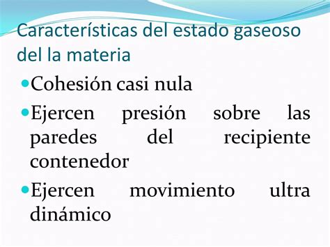 características del estado gaseoso para hoy XD Brainly lat