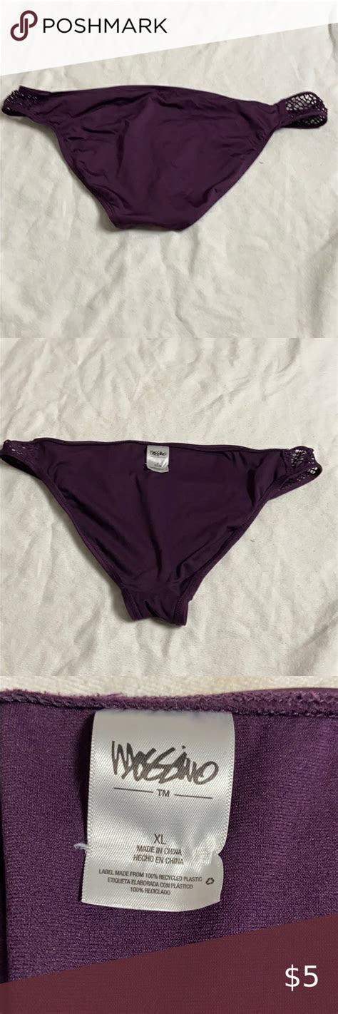 Mossimo Purple Bikini Bottom Nwot Purple Bikini Bottoms Bikinis