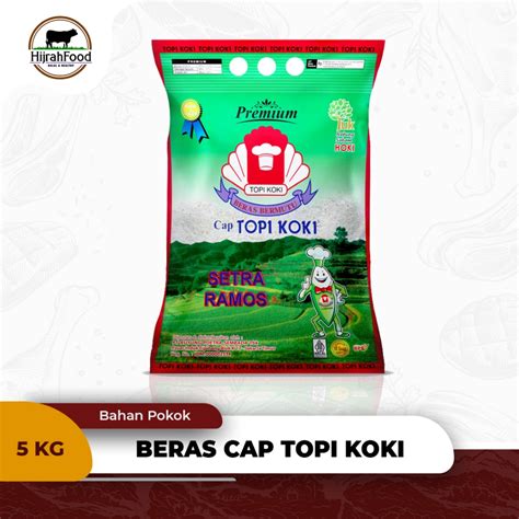 Jual Beras Setra Ramos Cap Topi Koki 5kg Premium Bermutu Higienis