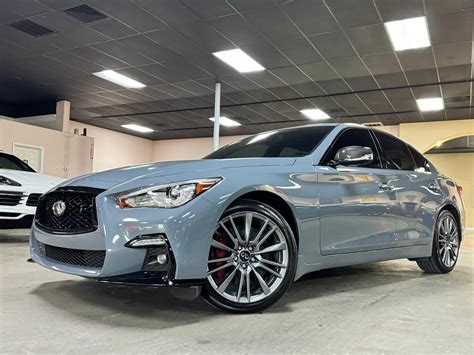 Used 2023 INFINITI Q50 Red Sport 400 For Sale (Sold) | Tampa Bay Auto ...