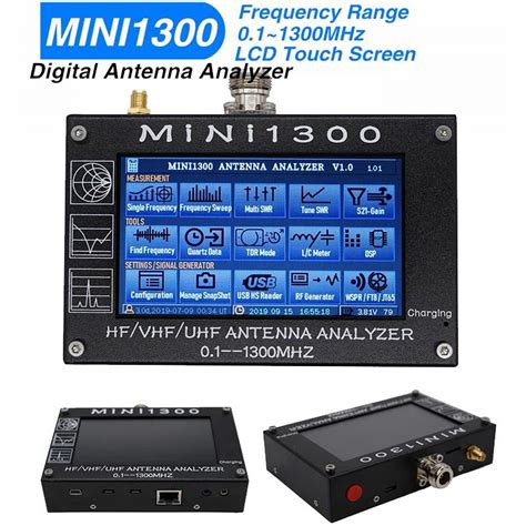 Jual Antenna Analyzer Mini1300 Hf Vhf Uhf Swr Antena Upgrade Mini600