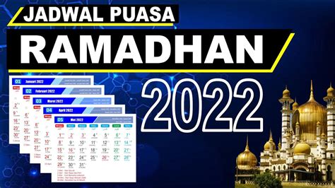 Bulan Puasa 2022 Jatuh Pada Bulan Apa Dakwah Islami