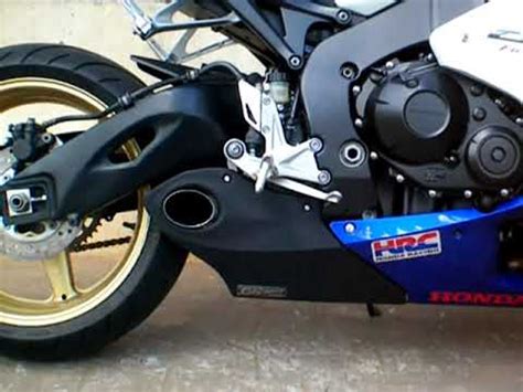 Honda Cbr Rr Cs Racing Exhaust Sound Test Youtube